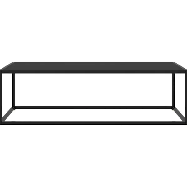 vidaXL Soffbord>Soffbord med glas 120x50x35 cm