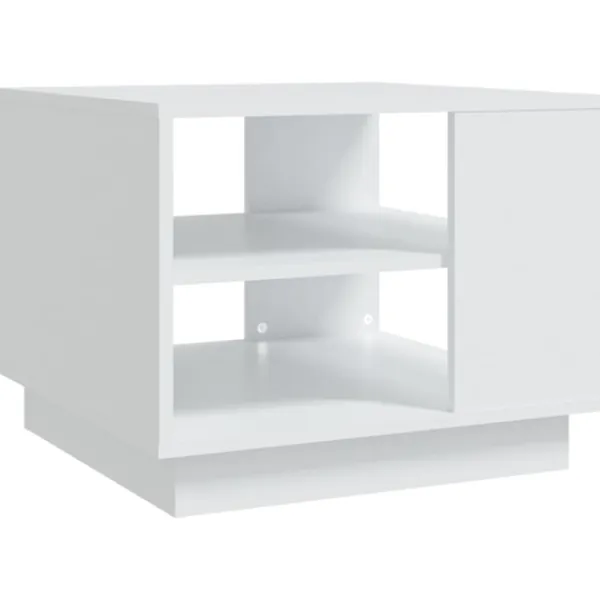 vidaXL Soffbord>Soffbord svart 55x55x43 cm konstruerat trä