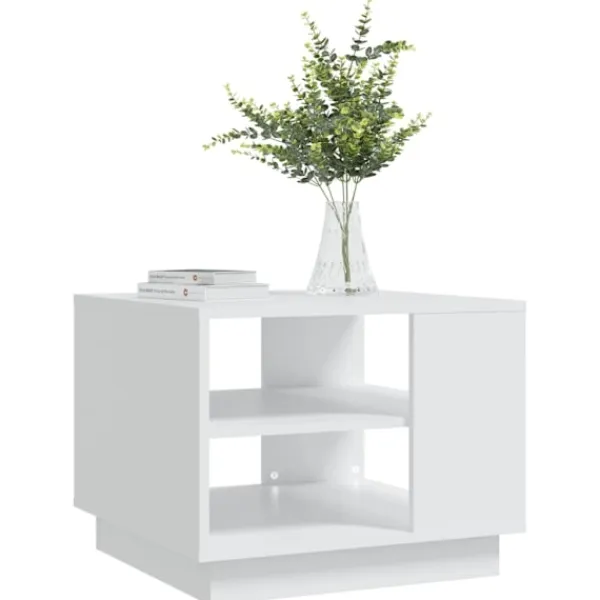 vidaXL Soffbord>Soffbord svart 55x55x43 cm konstruerat trä
