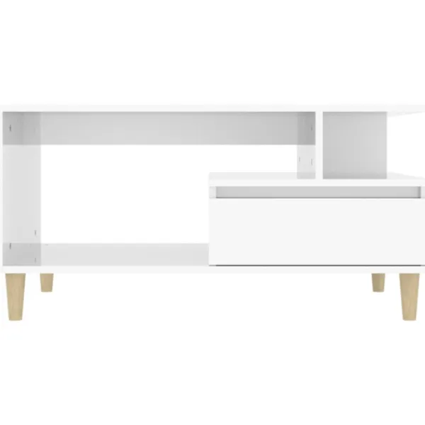 vidaXL Soffbord>Soffbord högglans 90x49x45 cm konstruerat trä