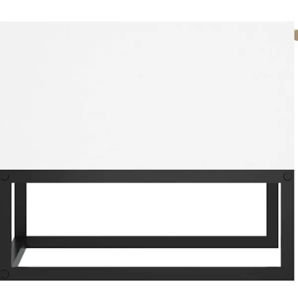 vidaXL Soffbord>Soffbord 80x40x35 cm konstruerat trä och järn
