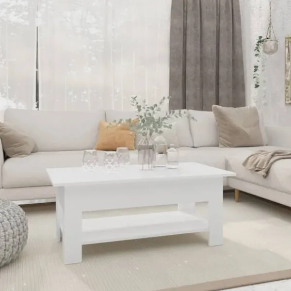vidaXL Soffbord>Soffbord 102x55x42 cm konstruerat trä