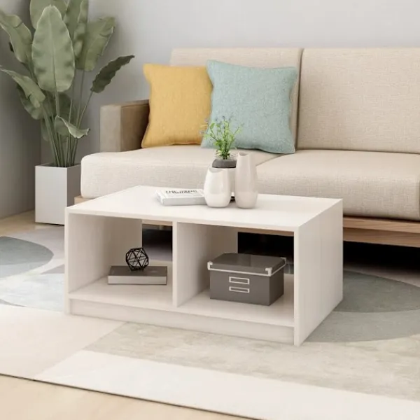 vidaXL Soffbord>Soffbord 75x50x33,5 cm massiv furu
