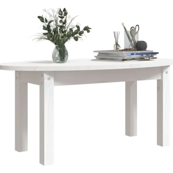 vidaXL Soffbord>Soffbord 80x40x35 cm massiv furu