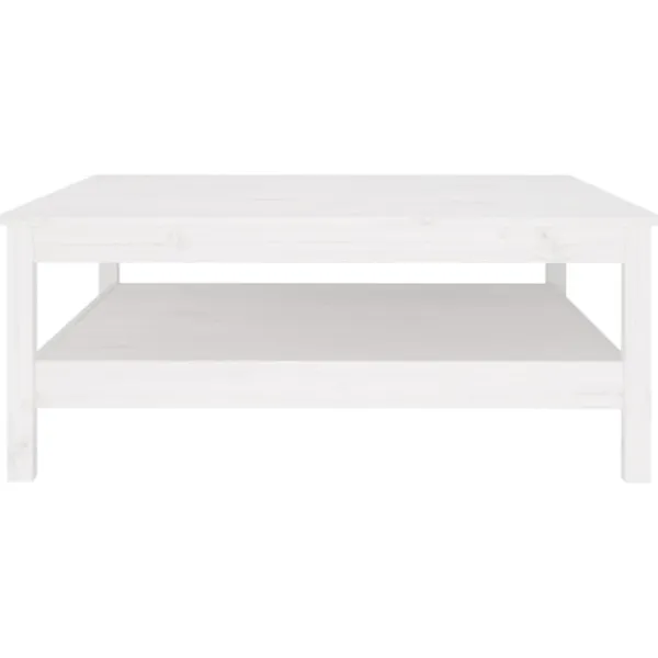 vidaXL Soffbord>Soffbord 100x100x40 cm massivt furu