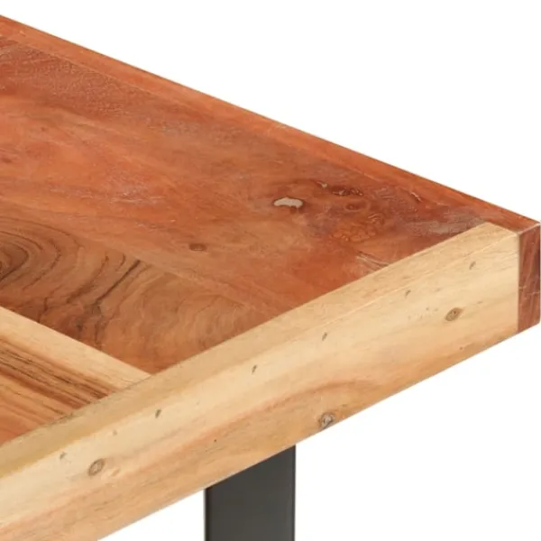 vidaXL Soffbord>Soffbord 142x90x42 cm massivt akaciaträ