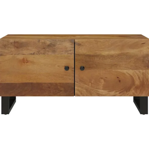 vidaXL Sideboards>Soffbord 80x50x40 cm massivt mangoträ och konstruerat trä