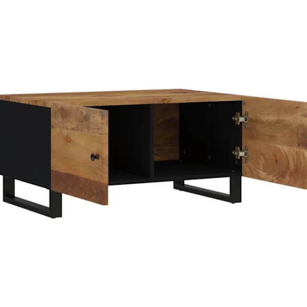 vidaXL Sideboards>Soffbord 80x50x40 cm massivt mangoträ och konstruerat trä