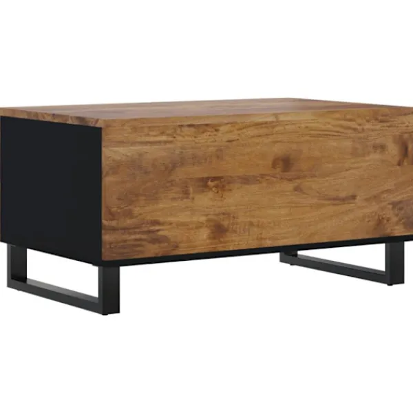 vidaXL Sideboards>Soffbord 80x50x40 cm massivt mangoträ och konstruerat trä
