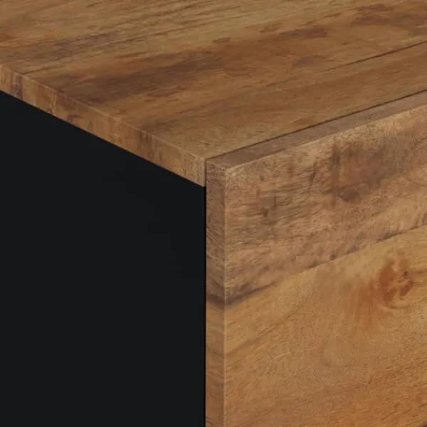 vidaXL Sideboards>Soffbord 80x50x40 cm massivt mangoträ och konstruerat trä