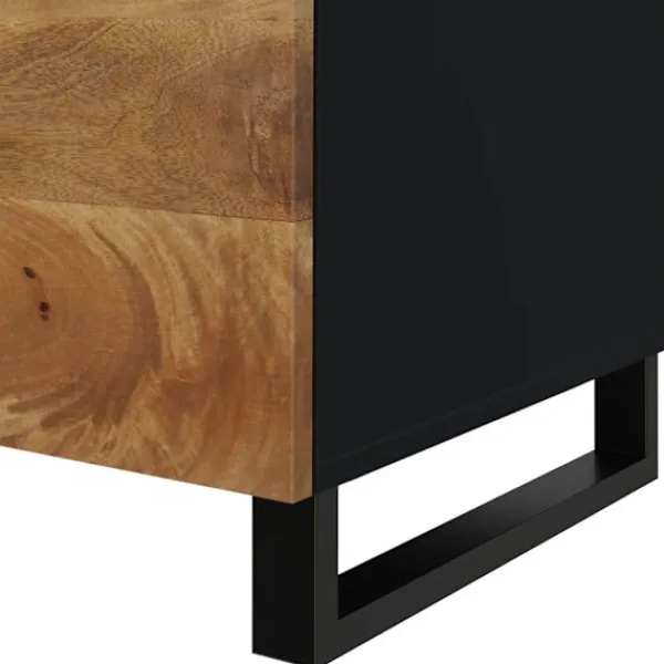 vidaXL Sideboards>Soffbord 80x50x40 cm massivt mangoträ och konstruerat trä