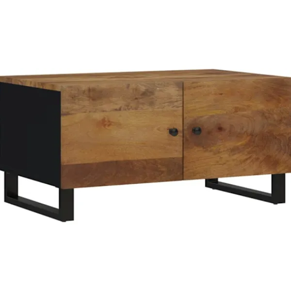 vidaXL Sideboards>Soffbord 80x50x40 cm massivt mangoträ och konstruerat trä