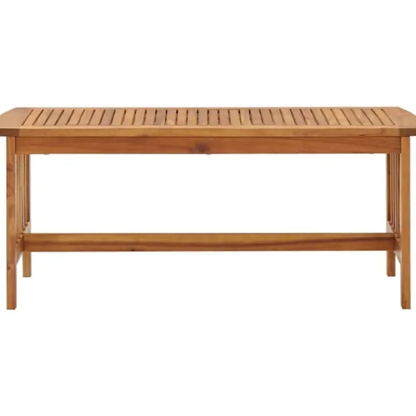 vidaXL Balkongmöbler>Soffbord 102x50x43 cm massivt akaciaträ