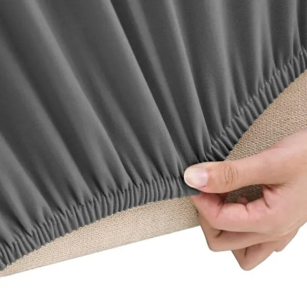 vidaXL Stolar>Sofföverdrag 2-sits med stretch polyesterjersey