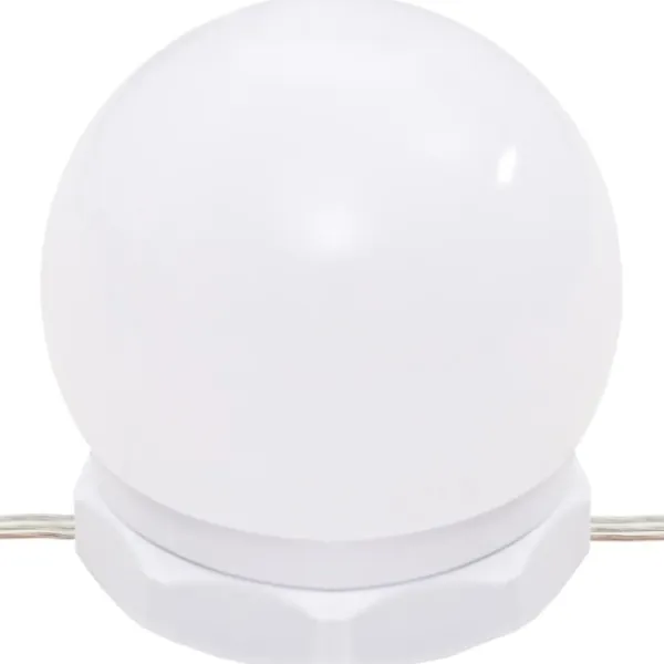 vidaXL Sminkbord>Spegelskåp med LED sonoma-ek 90x31,5x62 cm