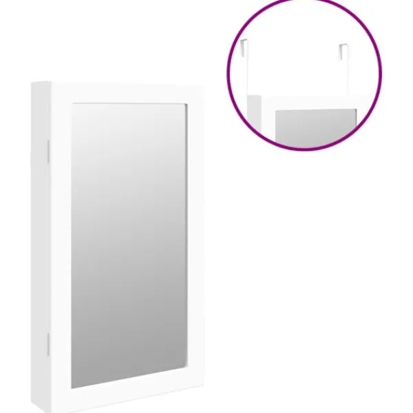 vidaXL Skåp>Spegelskåp med LED-lampor väggmonterat