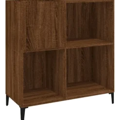vidaXL Tv-Bänkar>Stereobänk ek 84,5x38x89 cm konstruerat trä