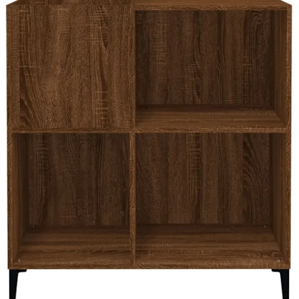 vidaXL Tv-Bänkar>Stereobänk ek 84,5x38x89 cm konstruerat trä
