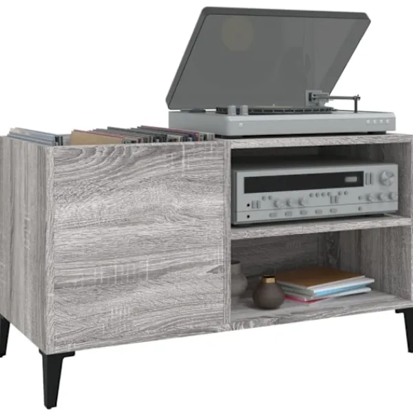 vidaXL Tv-Bänkar>Stereobänk sonoma 84,5x38x48 cm konstruerat trä