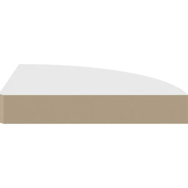 vidaXL Hyllor>Svävande hörnhylla 25x25x3,8 cm MDF
