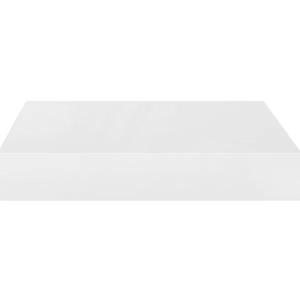 vidaXL Hyllor>Svävande vägghyllor 2 st högglans 23x23,5x3,8 cm MDF