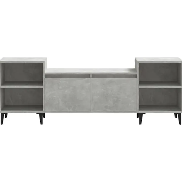 vidaXL Tv-Bänkar>Tv-bänk betong 160x35x55 cm konstruerat trä