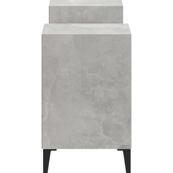 vidaXL Tv-Bänkar>Tv-bänk betong 160x35x55 cm konstruerat trä