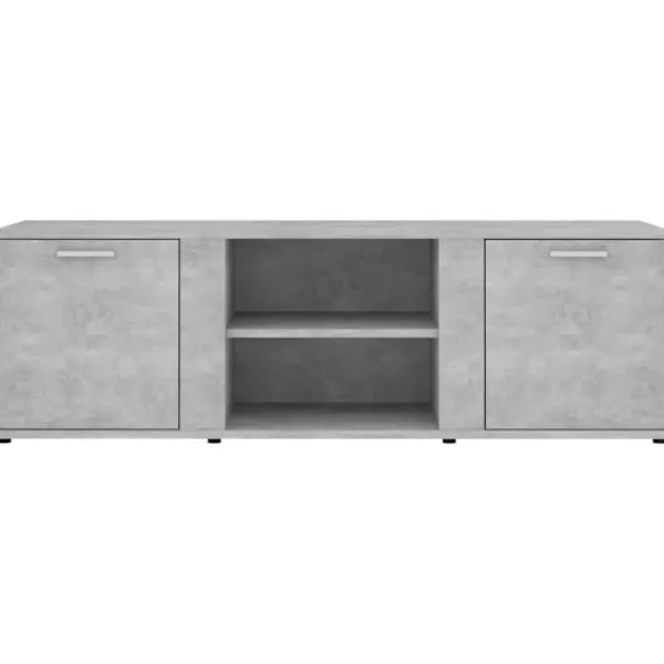 vidaXL Tv-Bänkar>Tv-bänk betong 120x34x37 cm konstruerat trä