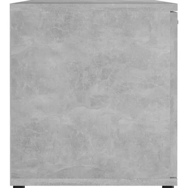 vidaXL Tv-Bänkar>Tv-bänk betong 120x34x37 cm konstruerat trä