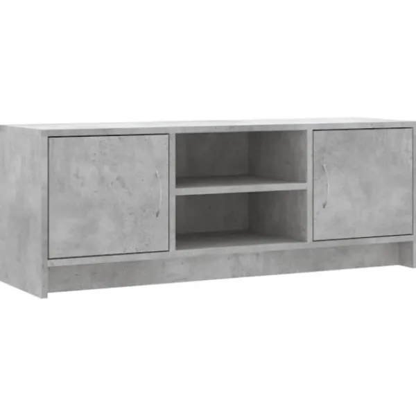 vidaXL Tv-Bänkar>Tv-bänk betong 102x30x37,5 cm konstruerat trä