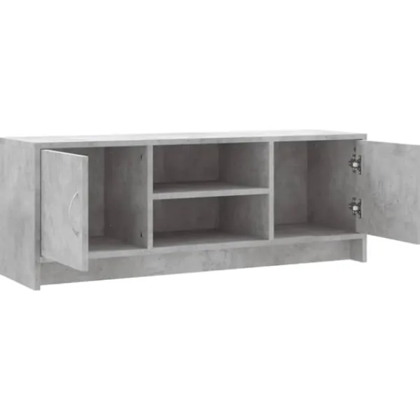 vidaXL Tv-Bänkar>Tv-bänk betong 102x30x37,5 cm konstruerat trä