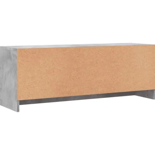 vidaXL Tv-Bänkar>Tv-bänk betong 102x30x37,5 cm konstruerat trä