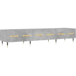 vidaXL Tv-Bänkar>Tv-bänk betong 150x36x30 cm konstruerat trä