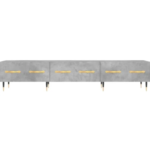 vidaXL Tv-Bänkar>Tv-bänk betong 150x36x30 cm konstruerat trä
