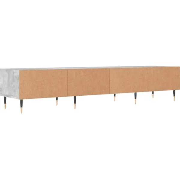 vidaXL Tv-Bänkar>Tv-bänk betong 150x36x30 cm konstruerat trä