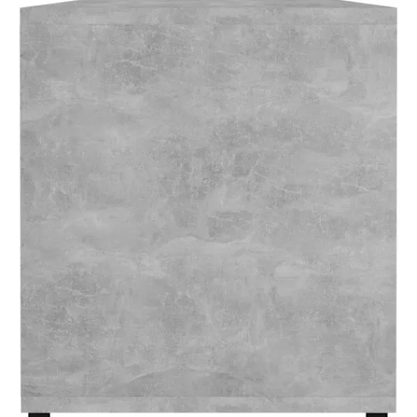 vidaXL Tv-Bänkar>Tv-bänk betong 120x34x37 cm konstruerat trä