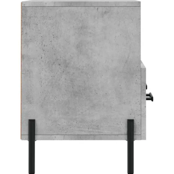 vidaXL Tv-Bänkar>Tv-bänk betong 102x36x50 cm konstruerat trä