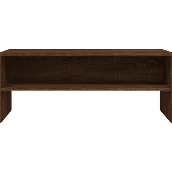 vidaXL Tv-Bänkar>Tv-bänk ek 100x40x40 cm konstruerat trä