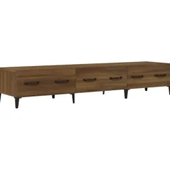 vidaXL Tv-Bänkar>Tv-bänk ek 150x34,5x30 cm konstruerat trä