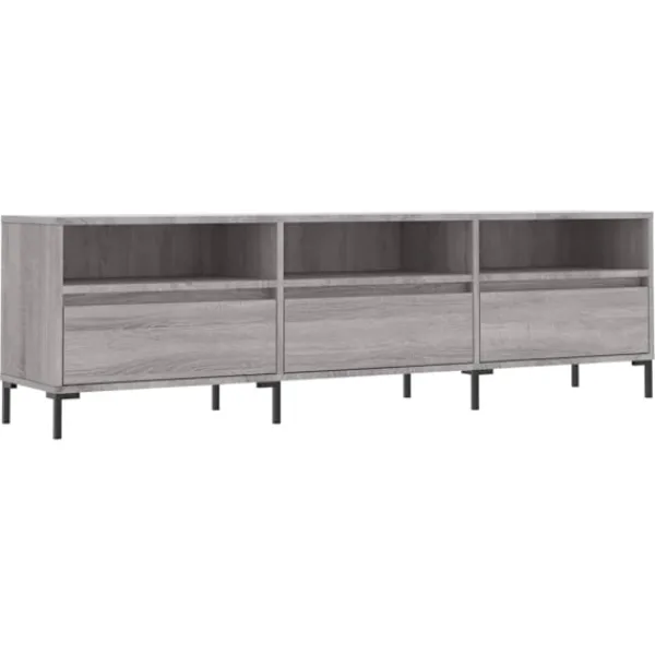 vidaXL Tv-Bänkar>Tv-bänk sonoma 150x30x44,5 cm konstruerat trä