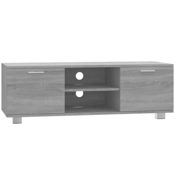vidaXL Tv-Bänkar>Tv-bänk sonoma 120x40,5x35 cm konstruerat trä