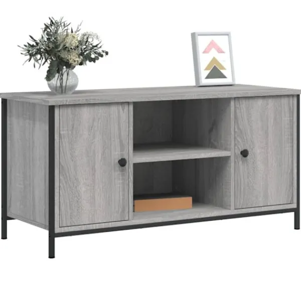 vidaXL Tv-Bänkar>Tv-bänk sonoma 100x40x50 cm konstruerat trä
