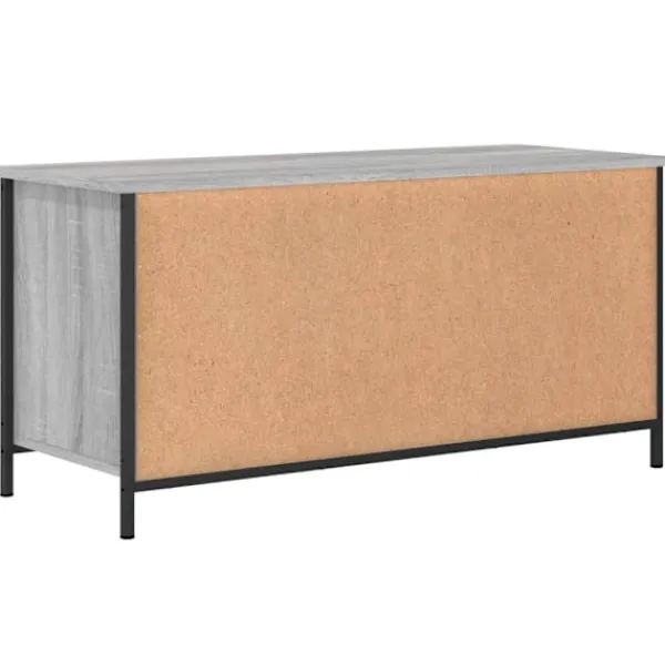 vidaXL Tv-Bänkar>Tv-bänk sonoma 100x40x50 cm konstruerat trä