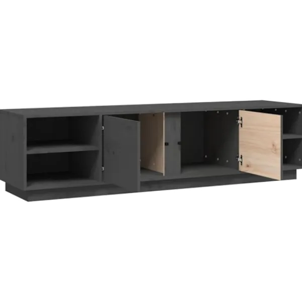 vidaXL Tv-Bänkar>Tv-bänk 156x40x40 cm massiv furu