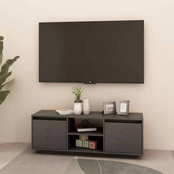 vidaXL Tv-Bänkar>Tv-bänk 110x30x40 cm massiv furu