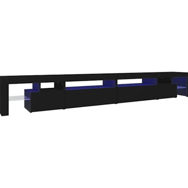 vidaXL Tv-Bänkar>Tv-bänk med LED-belysning 290x36,5x40 cm