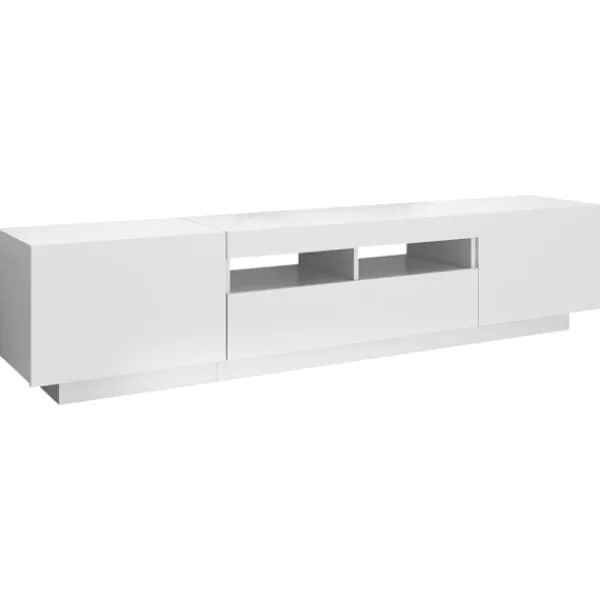 vidaXL Tv-Bänkar>TV-bänk med LED-belysning 180x35x40 cm