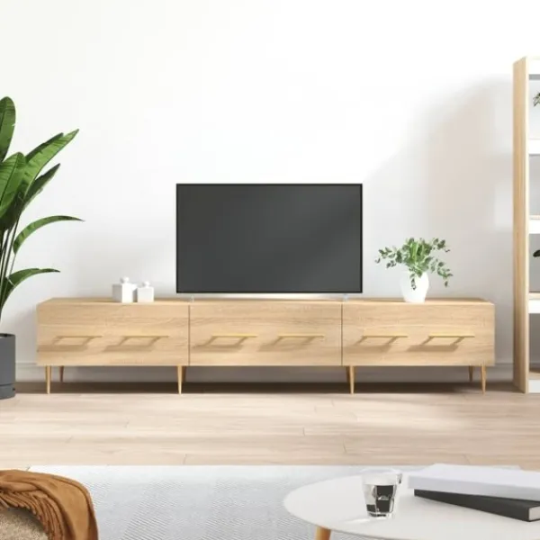 vidaXL Tv-Bänkar>Tv-bänk sonoma ek 150x36x30 cm konstruerat trä
