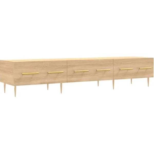 vidaXL Tv-Bänkar>Tv-bänk sonoma ek 150x36x30 cm konstruerat trä