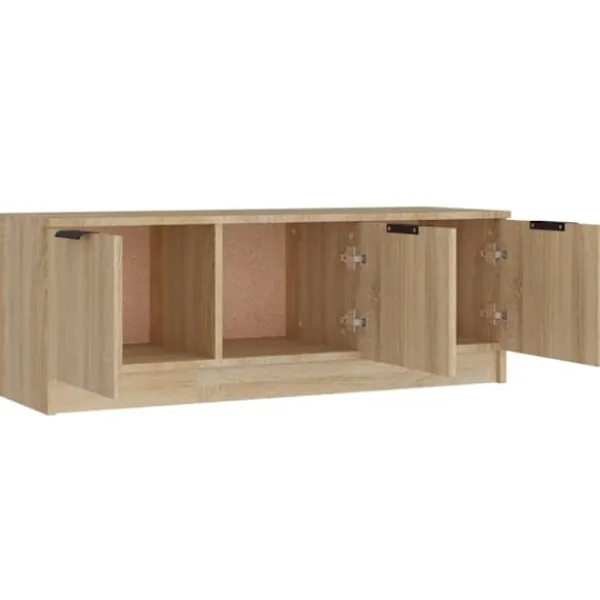 vidaXL Tv-Bänkar>Tv-bänk sonoma-ek 102x35x36,5 cm konstruerat trä